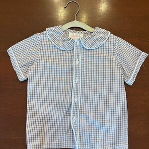 Blue Checkered Kids Shirt